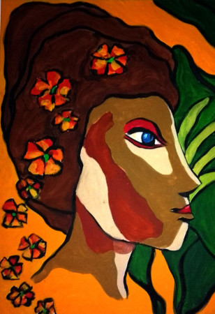 De Javaanse 2 60x80 acryl op doek 2023